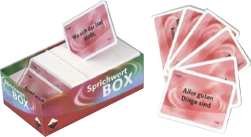 Sprichwortbox 400 Karten