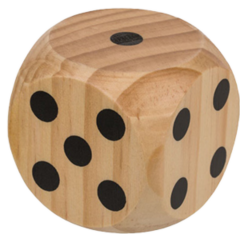 Grosser Holzwürfel 60mm